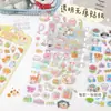 Lindas Pegatinas de Cristal Láser Animales de Dibujos Animados Pegatinas de Gelatina Pegatinas para Planificador Calcomanías DIY para Teléfono Botella de Agua