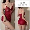 Meishilan Lingerie Sexy Pijama Renda de Malha Ligas Novo Robe de Casa Não Incluído 177