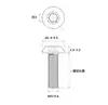 Tornillo de cabeza semiredonda de latón con hexágono interior, tuerca de cobre, perno, tapa, arandela plana, arandela de resorte, conjunto de tornillo combinado M4-M16