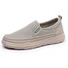 Sapatos Masculinos 2025 Primavera Novos Comércio Exterior Malha Sapatos Masculinos Respiráveis Resistentes ao Desgaste Antiderrapantes Slip-on Preguiçosos Sapatos Masculinos de Sola Macia