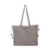 Bolsa de Tela de Moda de Nailon Impermeable Ultraligera Nueva Primavera y Verano Bolsa de Hombro con Cordón Bolsa Tote Bolsa para Tutoría Maletín
