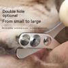 Cortauñas para Gatos y Perros con Diseño Recién Mejorado y Dos Orificios de Corte Circulares de Diferente Tamaño(2mm&4mm)-Evita Cortar Demasiado las Uñas de tu Mascota - Set Profesional de Cortauñas para Mascota