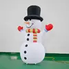 Fornecimento Exclusivo Transfronteiriço de Figuras Infláveis de Boneco de Neve LED Iluminado de Natal 1,8m para Decoração de Jardim de Férias