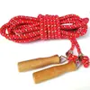 Fabricante Produce Cuerda para Saltar de 10m de Largo con Mango de Madera, Pegamento de Algodón, Cuerda Colectiva Multi-personaje para Estudiantes y Adultos, Cuerda de Saltar Grande