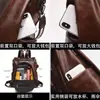 Nova Mochila de Couro Oleado para Mulheres Estilo K Tendência Mochila de Couro PU Macio Antifurto Multiuso Bolsa Feminina Dropshipping Transfronteiriço Bolsa Transfronteiriça