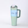 Amazon Taza de Viaje para Coche con Asa de 40 oz Termo de Acero Inoxidable 304 Gran Capacidad Portátil Conservación del Frío Taza de Hielo Transfronteriza