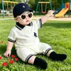 Ropa de Verano de Moda para Bebés Niños, Mameluco Delgado para Niños, Mono de Verano para Bebés