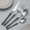 Vajilla de acero inoxidable transfronteriza, juego de vajilla creativa de estilo bárbaro con cuchillo, tenedor y cuchara para bistec, ideal para el hogar, hotel o restaurante, regalo.