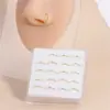 Paquete de 20 Anillos para la Nariz Minimalistas Transfronterizos de Europa y Estados Unidos Traje Personalidad Tendencia Anillo para la Nariz Genial Moda Clavo para la Nariz Joker Joyería para la Nariz Venta al por Mayor