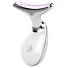 Dispositivo de belleza para el cuello transfronterizo, masajeador de arrugas del cuello, dispositivo de infusión de 7 colores, dispositivo de belleza vibratorio, dispositivo V-face, dispositivo especial de belleza para el cuello con forma de delfín