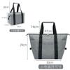 Nueva bolsa aislante de tela Oxford de gran capacidad de Amazon, bolsa de almuerzo plegable para acampar al aire libre y picnic.