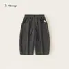 You Bao Outono Novo Estilo Calças de Perna Curva Infantil Estilo Coreano Simples Calças de Perna Reta para Meninos Calças para Meninas Roupas Infantis Huzhou Zhili