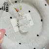 Colar com Pingente de Cabeça de Gato Pedra Olho de Gato Corda Trançada, Corrente Multicolorida Fofa para Clavícula de Gato, Acessórios Simples para Meninas, Atacado