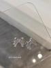 Adornos de diamantes para nail art al por mayor tridimensionales de dibujos animados circonita conejo púrpura oso de peluche perla metal actividades oso decoración de uñas