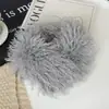 Cachecol/Aquecedor de pescoço de lã de cordeiro sintética personalizado para o inverno, proteção quente para o pescoço, aquecedor de pescoço versátil peludo dupla face estilo coreano