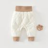 Calça de Inverno à Prova de Vento de Cintura Alta para Bebês Meninos e Meninas Acolchoada Quente Calça de Outerwear Quente Tipo Abóbora Grande para Uso Externo