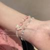 Pulsera de Mariposa Super Hada para Mujer Diseño Nicho Apilado Suave y Dulce Colgante de Amor Regalo Hecho a Mano de Mejor Amiga