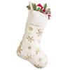 Decoraciones navideñas Calcetines navideños Cuentas Copo de nieve Peluche Calcetines navideños Bolsa de dulces Colgante navideño Bolsa de regalo
