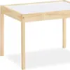 Juego de Mesa y Sillas Infantiles de Madera Maciza, Juego de Escritorio y Silla Sencillo para Estudiar, Escritorio Individual, Escritorio Infantil para Escribir, Escritorio de Madera para Computadora