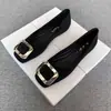 Zapatos Planos Cuadrados Elegantes de Punta Cuadrada para Mujer, Nuevos de Otoño 2026, Zapatos Populares de Gamuza, Versátiles con Hebilla Cuadrada, Zapatos Planos Cómodos