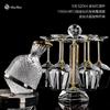 Juego de Copas de Vino Tinto de Lujo Dorado Estilo Europeo Copa de Cristal Vaso de Diamante Utensilio de Decantación de Lujo