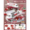 Avión de Transporte Inercial y Helicóptero con Simulación de Sonido y Luz Modelo Militar Lanzador de Pista Juguete Infantil para Niños