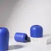 Vaso Cerâmico Longli Simples Criativo Artesanato Cerâmico para Casa Vaso Azul Klein Enfeites Decoração de Casa