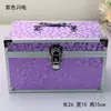 Caja de Herramientas Profesional de Doble Capa para Limpiar Oídos, Caja de Almacenamiento de Aluminio para Limpiar Oídos con Cerradura y Espejo, Caja de Masaje de Pies Ampliada