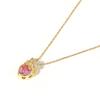 Lujo Ligero Transfronterizo Ins Corazón Cupido Flecha de Eros a través del Corazón Espina Corazón Colgante Dulce Fresco Collar con Forma de Corazón