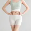 Estilo Nuevo de Verano Pantalones Cortos de Seguridad Sin Costuras de Seda Helada Transpirables que Previenen la Exposición Levantan Glúteos No se Enrollan Delgados de Tres Cuartos