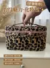 Bolsa de Maquiagem Personalizada, Bolsa de Viagem de Aparência Sofisticada, Bolsa Portátil Tridimensional com Alça, Bolsa de Maquiagem Conveniente de Grande Capacidade