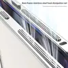 Adecuado para Pixel10Proxl Refrigeración Google 10 Marco de Metal Google10Pro Hebilla de Caballo Marino Funda para Teléfono Móvil