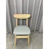 Silla con Respaldo Moderno Silla Nórdica Mariposa Silla de Comedor Simple de Madera Maciza Taburete de Restaurante de Madera Maciza Pura Silla de Comedor de Madera de Caucho para el Hogar