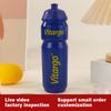 Fabricantes pe esportes equitação chaleira mountain bike ao ar livre 750ml bicicleta copo de água grande capacidade anel de extrusão método novo