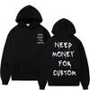 Moletom Interessante com Estampa Gráfica para Homens, Roupas Streetwear para Homens e Mulheres, Moletom Casual