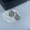 Pendientes de Perla Fragante Corazón Hueco Jelly Aguja de Plata Moda Botella de Perfume Camelia Cuadrado Varios Tachuelas de Moda