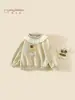 Roupas de Outono para Meninas Moletom 2026 Novo Estilo Bebê Menina Casual Bonito Estilo Primavera e Outono Top Estiloso de Princesa Infantil Roupa Infantil