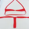 Lingerie sexy transfronteiriça pijama sexy feminino fio dental biquíni de três peças conjunto de lingerie ebay 431