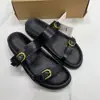 Zapatos de Mujer de Moda para Verano, Combinan con Todo, Zapatos de Playa, Hebilla, Casuales, Chanclas Gruesas