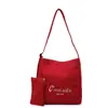 Bolsa Tote Doce da Moda Casual de Grande Capacidade 2025 para Mulheres, Bolsa de Ombro Simples e Elegante para o Dia a Dia