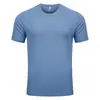Verão Novo Ar Fresco Malha Patchwork nos Ombros Secagem Rápida Gola Redonda Camiseta Logo Personalizado Corrida Esportes Manga Curta Feito Sob Medida