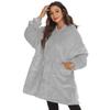 Comercio exterior Invierno Estilo europeo y americano para mujer Sudadera casual cálida con bolsillo en forma de estrella de cinco puntas YY0011