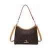 Bolso de hombro cruzado versátil y elegante con estampado retro transfronterizo para mujer, nuevo bolso de hombro cruzado de nicho de lujo ligero de alto valor 2026