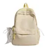 Mochila cielo estrellado azul brumoso suave, estilo coreano suave y linda, con un ambiente dulce y encantador, perfecta para salidas y sesiones de fotos