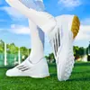 Zapatos de fútbol de caña baja transfronterizos para niños, adultos, estudiantes, tacos TF, césped exterior, zapatos de entrenamiento profesionales, tacos largos AG