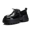 Zapatos Dad de Cuero Genuino para Mujer, Nuevo Estilo Primavera 2026, Zapatos de Cuero Gruesos que Aumentan la Altura para Mujer, Zapatos Casuales Versátiles, Zapatos de Tacón Grueso
