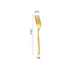 Amazon Transfronterizo Acero Inoxidable 410 Mango Puntiagudo Cuchillo, Tenedor y Cuchara Vajilla Hogar Vajilla Occidental Cuchillo para Carne y Tenedor Cuchara y Tenedor para Postre