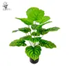 Atacado Fábrica de Artesanato Flores Artificiais Artificiais e Plantas Verdes Padrão Preto Folha de Pessegueiro Árvore Falsa Estilo Pastoral Decoração de Chão para Casa