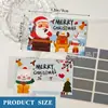 Nueva Diversión Navideña de Rascar Creativo DIY Regalo Premio Boleto de Lotería Evento de Fiesta Tarjeta de Rascar de la Suerte