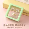Caja de joyería transparente con película de PE, caja de joyería antioxidación para guardar pulseras, anillos, pendientes y esmalte de uñas